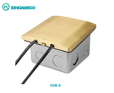 Hộp ổ điện âm sàn chống nước IP55 Sinoamigo SOB-8 chính hãng