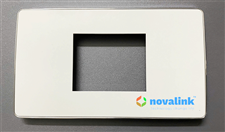 Mặt công tắc, ổ cắm mạng 2 cổng Type 128 Novalink NV-21002WS