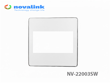Mặt ổ cắm mạng, công tắc 3 cổng 86x86 NV-22003SW Novalink | Chính hãng, thẩm mỹ cao