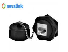 Nhân mạng, ổ cắm  Cat6 chống nước IP68 Novalink CC-12-00001 | Ổ cắm mạng công nghiệp