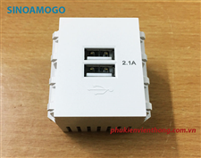 Ổ cắm 2 cổng USB sinoamigo F21-3 lắp âm sàn , âm tường