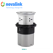 Ổ Điện Âm Bàn Bếp Bàn Đảo Novalink WTWF-W - Hình Tròn, Cảm Ứng & Smart App