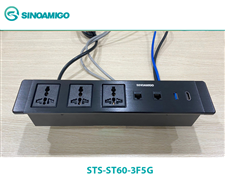 Ổ điện âm bàn đa năng Sinoamigo STS-ST60-3F5G đa năng cao cấp
