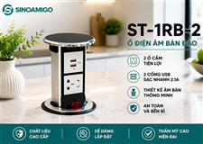 Ổ điện âm bàn đảo bếp Sinoamigo STP-1RB-2 tích hợp USB