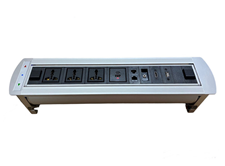 Ổ Điện Âm Bàn Novalink NV-ST803E Mở Xoay 180 Độ | Điện, Mạng, HDMI, USB Type A/C