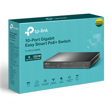 Switch mạng smart TPLINK TL-SG1210MPE 10 port gigabit với 8 port PoE+