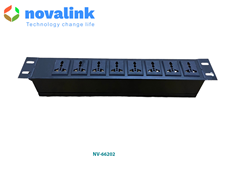 Thanh nguồn PDU 8 ổ cắm đa năng 16A NOVALINK NV-66202  Chính hãng, Giá tốt
