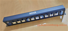 Thanh quản lý cáp ngang NOVA  P/N : CC-08-00003 chuẩn 19 dùng cho tủ mạng, tủ rack