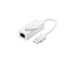 USB to Lan 2.0 hãng ugreen 20253 cho pc, notebook hỗ trợ 10/100 mbps