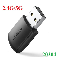 USB Wifi Băng tần kép 5G & 2.4G chính hãng Ugreen 20204